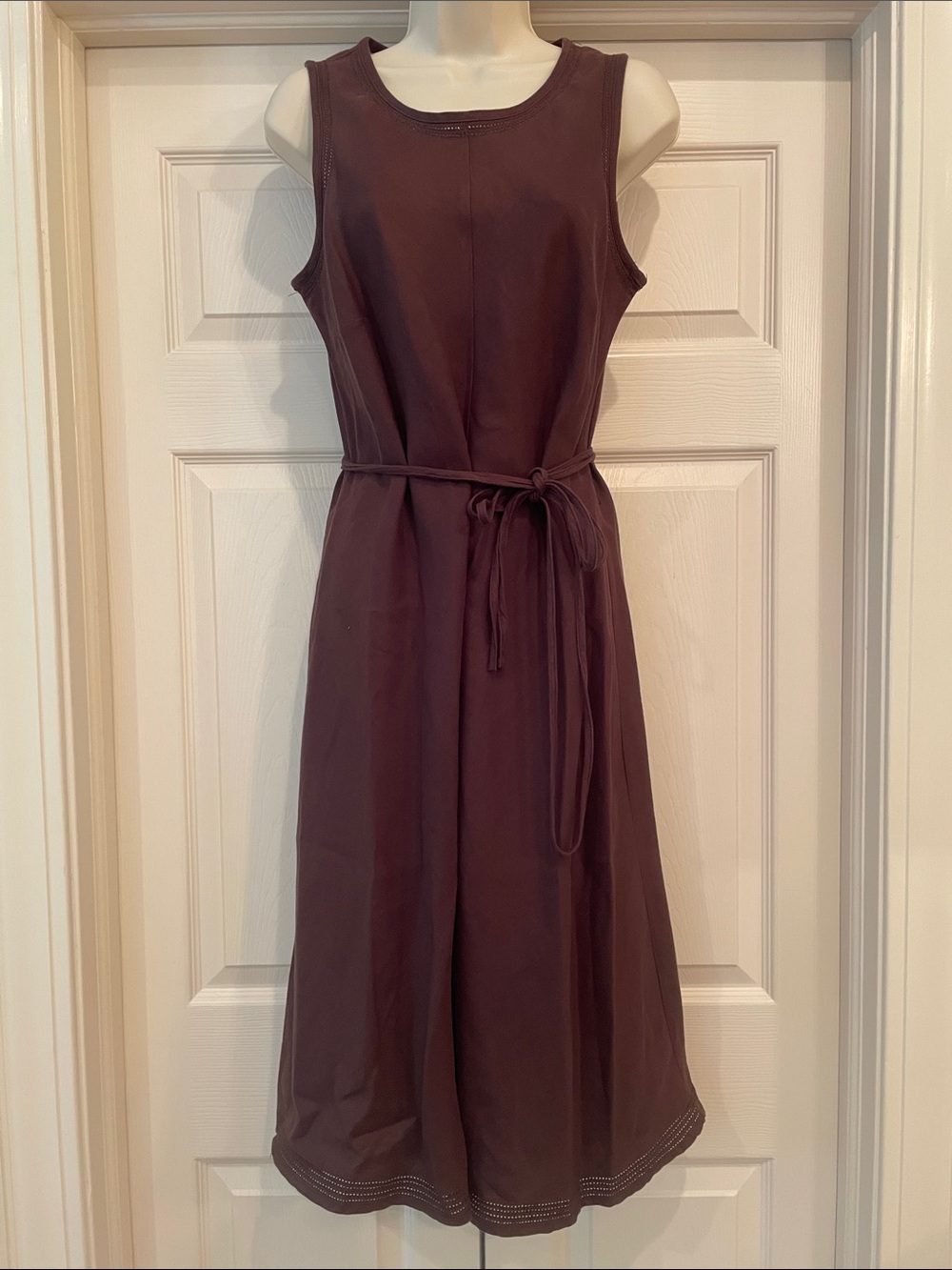 Style & Co brown linen dress sz 10
